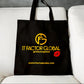 Classic “IT FACTOR GLOBAL” Tote in Cotton